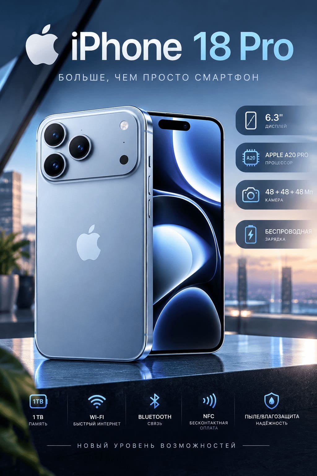 Apple iPhone 18 Pro 1TB Titanium