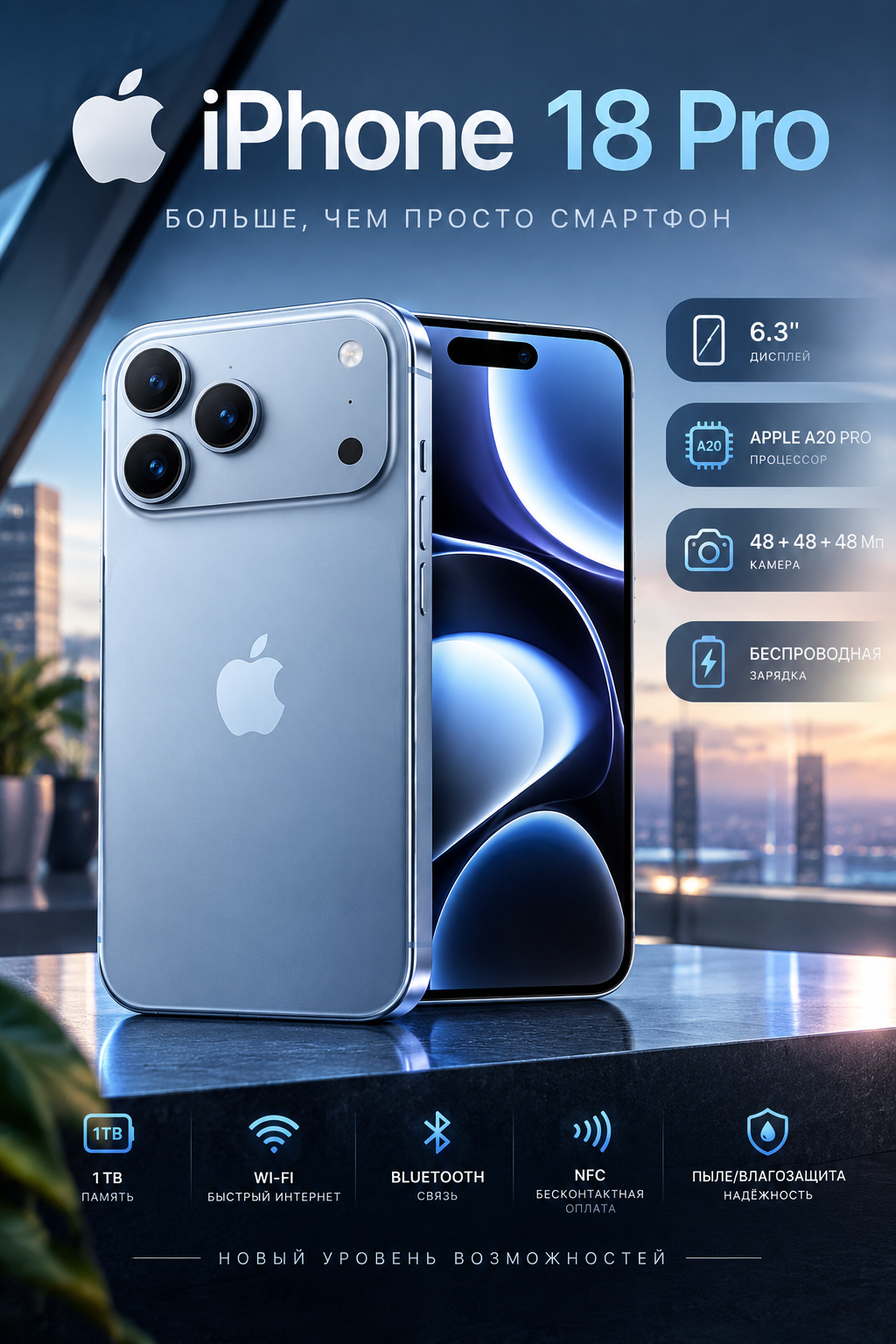 Apple iPhone 18 Pro 1TB Titanium